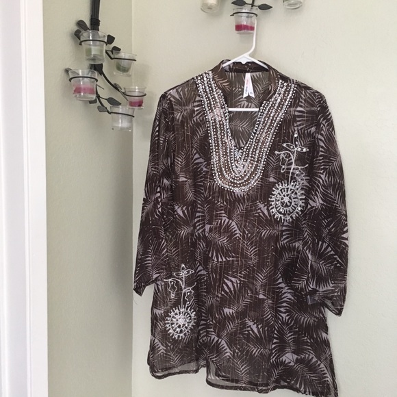 NWOT California breeze Shear Swimsuit cover-up - Picture 1 of 8